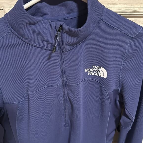 North face purple half zip - Picture 2 of 5